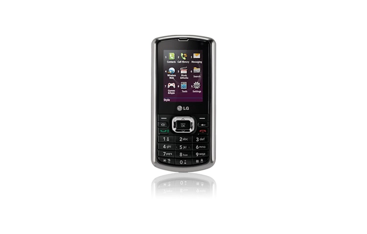 Front view of Banter | 4-line QWERTY keyboard, LG MP3 Music player, Bluetooth® capable, IM &amp; email LG265T