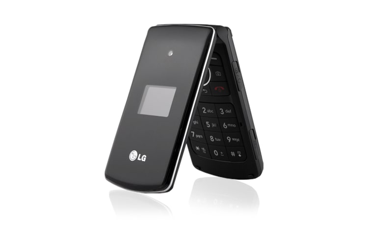 Front view of Mobile phone with Video Calling Capable, High Speed HSDPA data connectivity and Built in MP3 player LGTU515