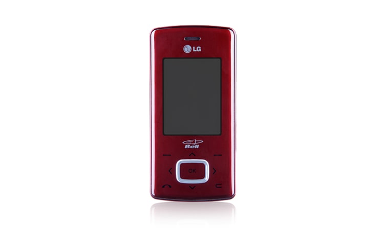 Front view of Integrated MP3 Player, Bluetooth® Enabled, 1.3 Mega Pixel Digital Camera/Camcorder and Video Recording phone TG800