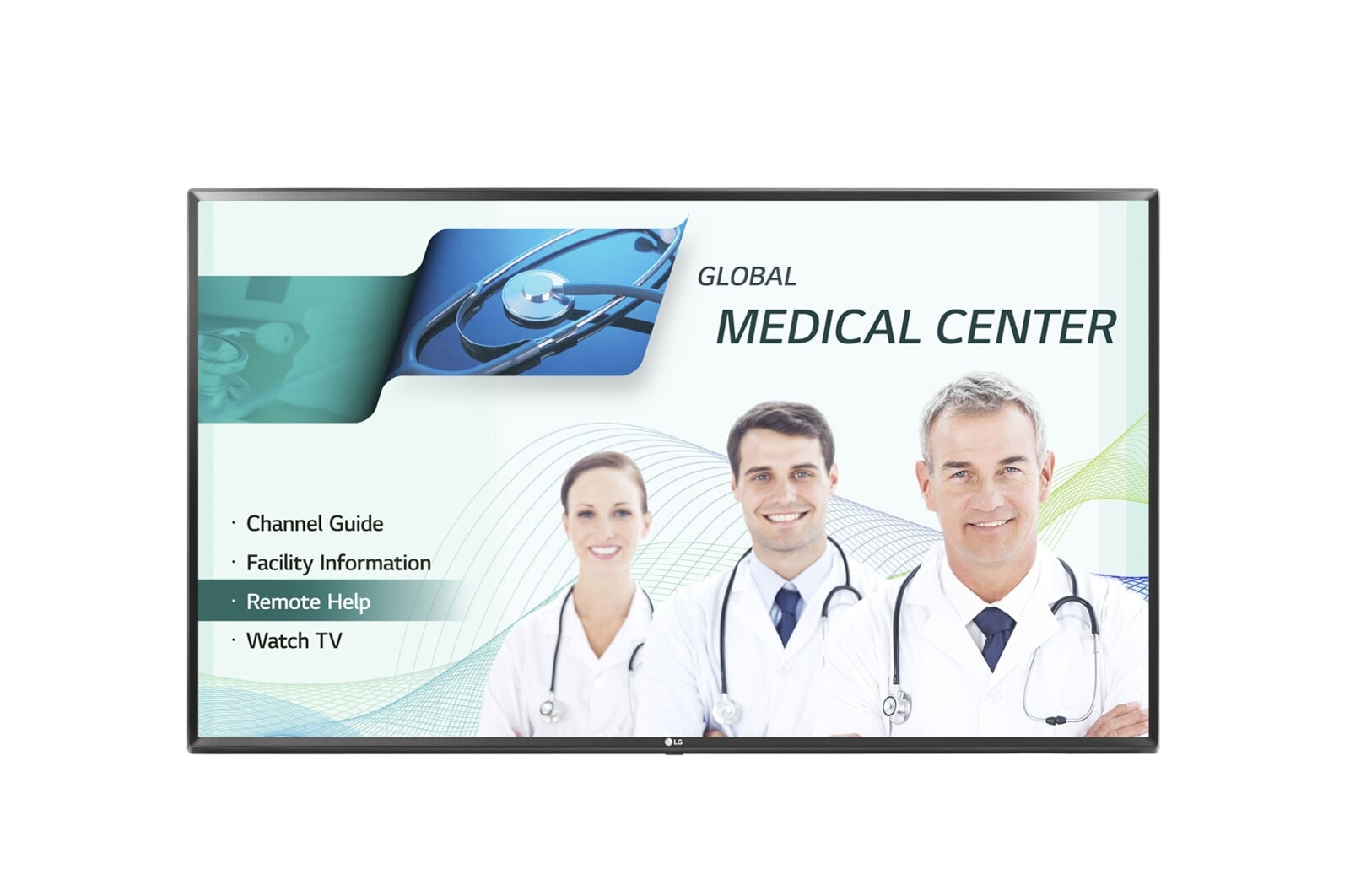 Front view of 32&#34; TV Signage 32LT662MBUC