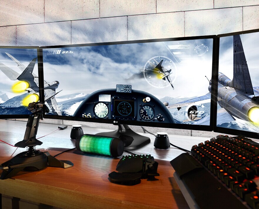GAMER'S DREAM IMMERSIVE VIEW - THE 25UM57
