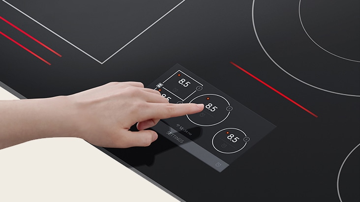 Backlit SmoothTouch® Glass Controls