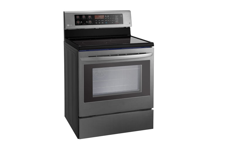 LG 6.3 cu.ft Electric Range with EasyClean® and True Convection, LRE3193BD