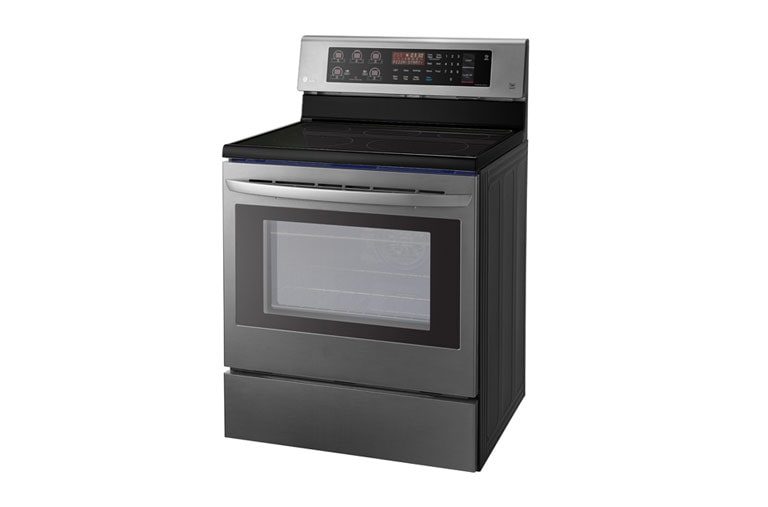 LG 6.3 cu.ft Electric Range with EasyClean® and True Convection, LRE3193BD