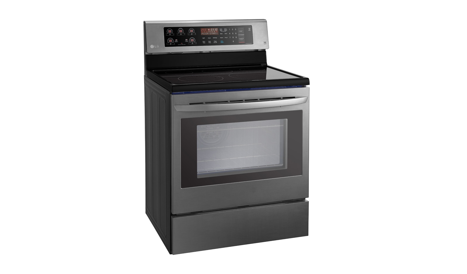LG 6.3 cu.ft Electric Range with EasyClean® and True Convection, LRE3193BD