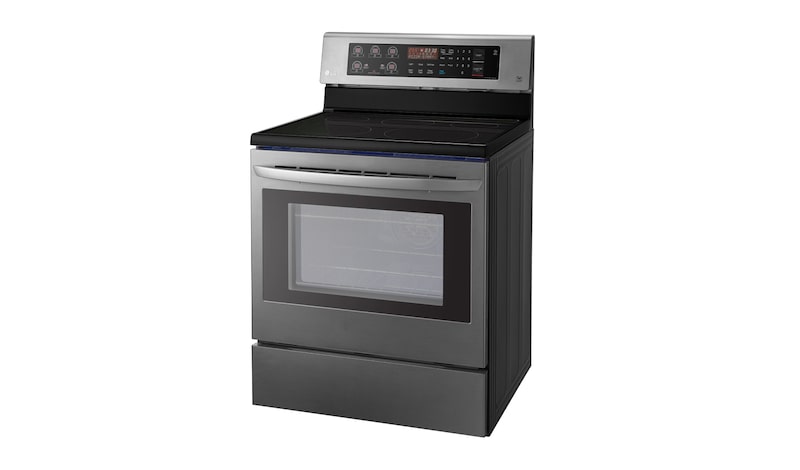 LG 6.3 cu.ft Electric Range with EasyClean® and True Convection, LRE3193BD