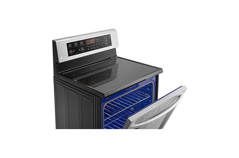 LG 6.3 cu.ft Electric Range with EasyClean® and True Convection, LRE3193ST