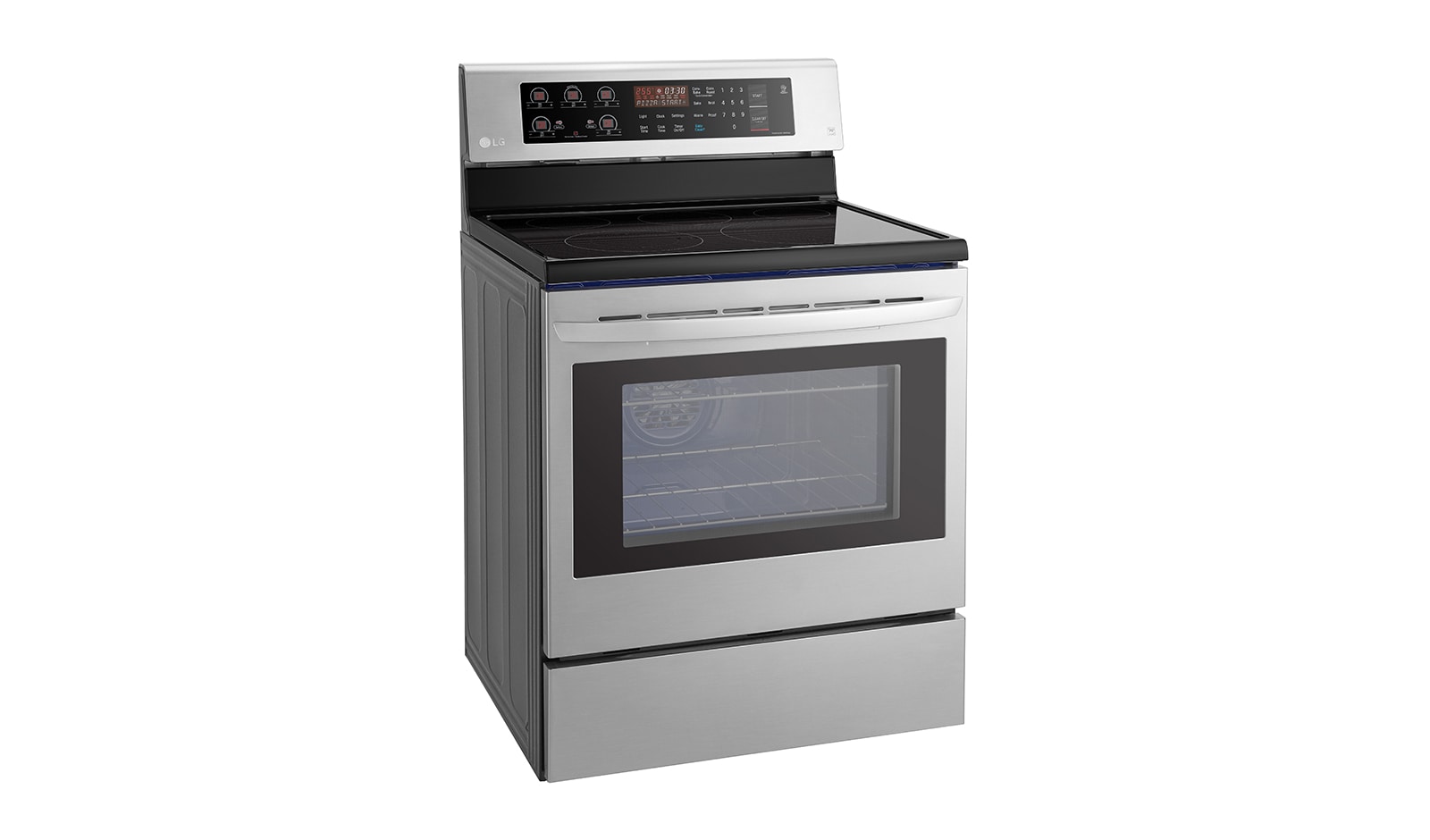 LG 6.3 cu.ft Electric Range with EasyClean® and True Convection, LRE3193ST