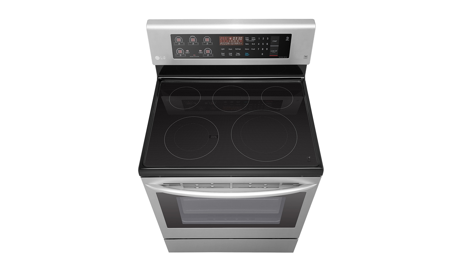 LG 6.3 cu.ft Electric Range with EasyClean® and True Convection, LRE3193ST