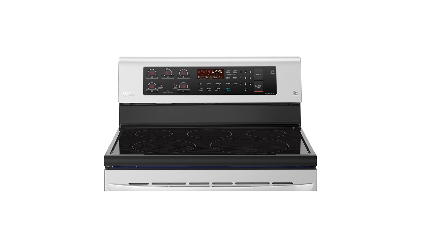 LG 6.3 cu.ft Electric Range with EasyClean® and True Convection, LRE3193ST