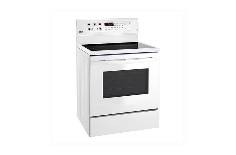 LG 6.3 cu.ft Electric Range with EasyClean® and True Convection, LRE3193SW