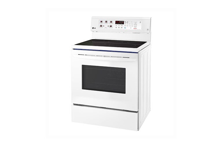 LG 6.3 cu.ft Electric Range with EasyClean® and True Convection, LRE3193SW