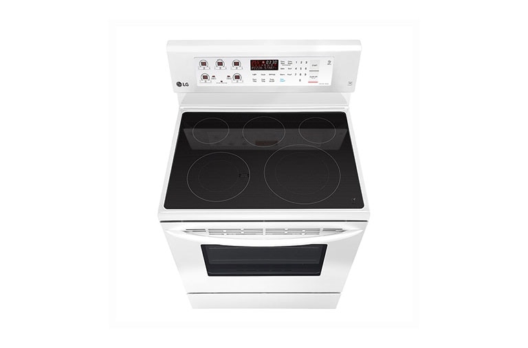 LG 6.3 cu.ft Electric Range with EasyClean® and True Convection, LRE3193SW