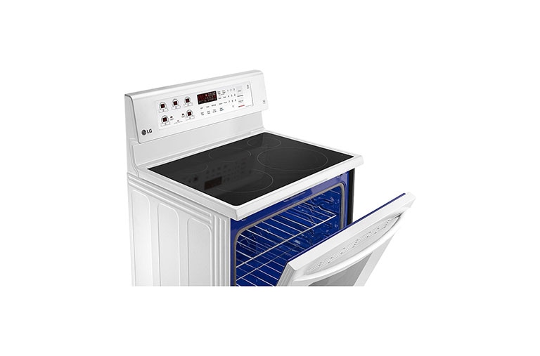 LG 6.3 cu.ft Electric Range with EasyClean® and True Convection, LRE3193SW