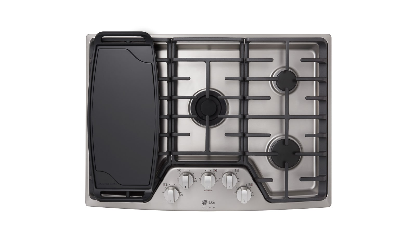 LG STUDIO- 30” Gas Cooktop, LSCG307ST