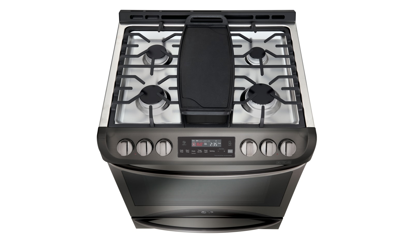 LG 6.3 cu. ft. Black Stainless Steel Series Gas Slide In Range With  ProBakeConvection™ , LSG5513BD