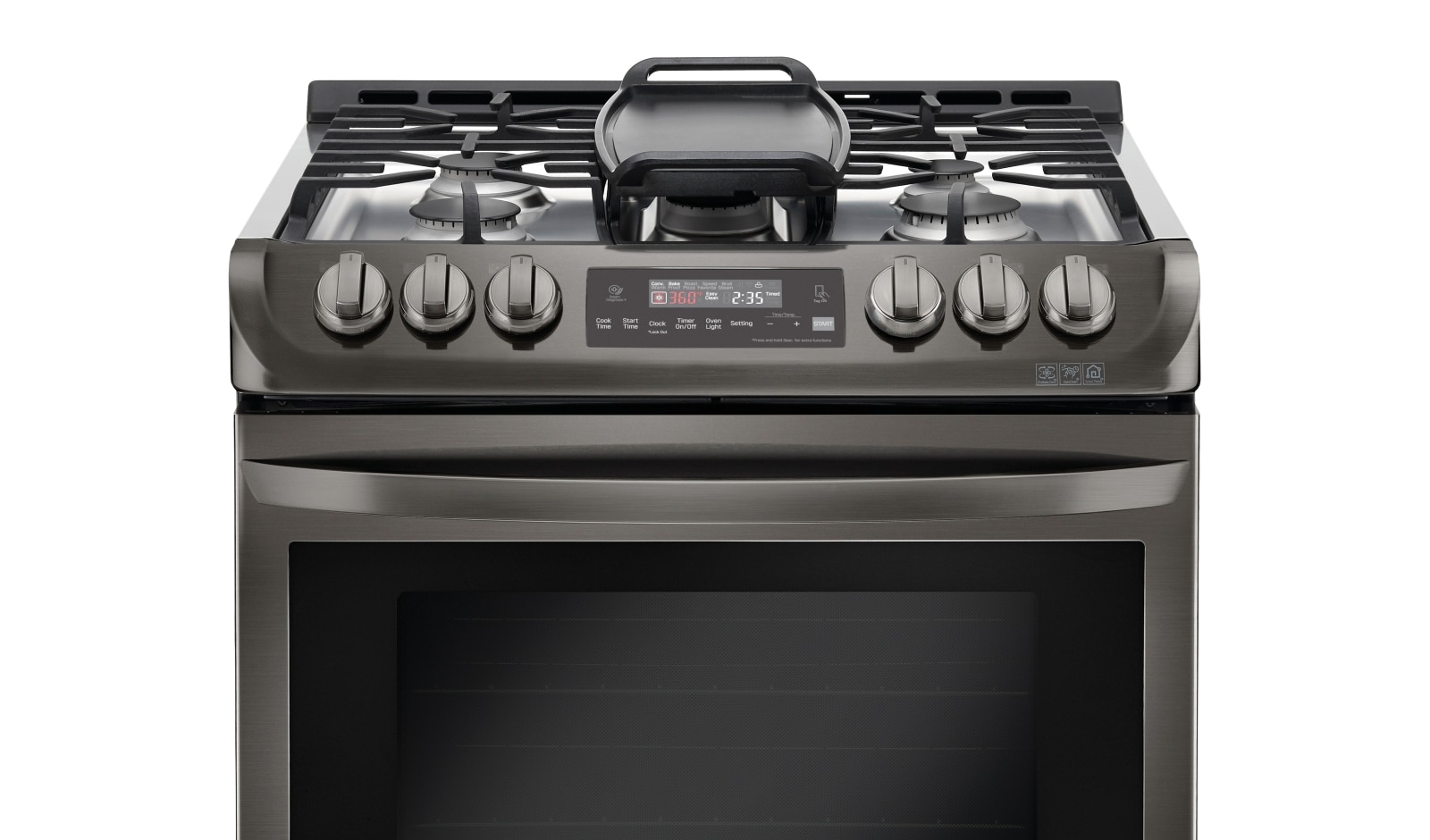 LG 6.3 cu. ft. Black Stainless Steel Series Gas Slide In Range With  ProBakeConvection™ , LSG5513BD