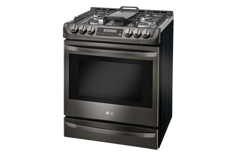 LG 6.3 cu. ft. Black Stainless Steel Series Gas Slide In Range With  ProBakeConvection™ , LSG5513BD