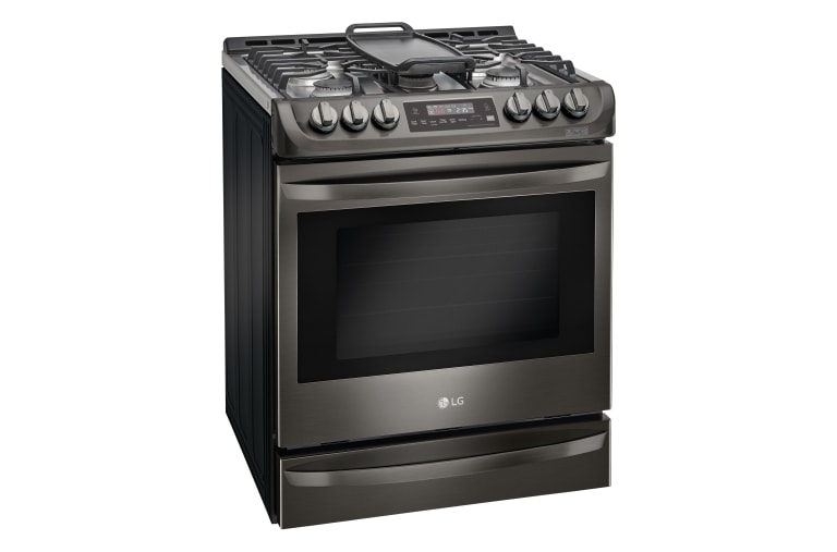 LG 6.3 cu. ft. Black Stainless Steel Series Gas Slide In Range With  ProBakeConvection™ , LSG5513BD