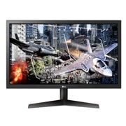 Front view of 24&#34; Class UltraGear™ Gaming Monitor with Radeon FreeSync™ (23.6&#34; Diagonal) 24GL600F-B