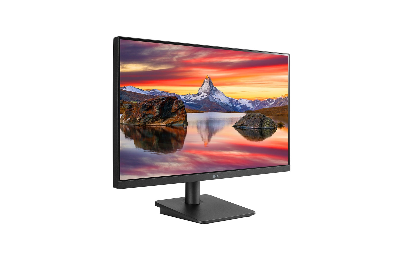 LG 23.8" IPS Full HD Monitor with 3-Side Virtually Borderless Design, 24MP400-B