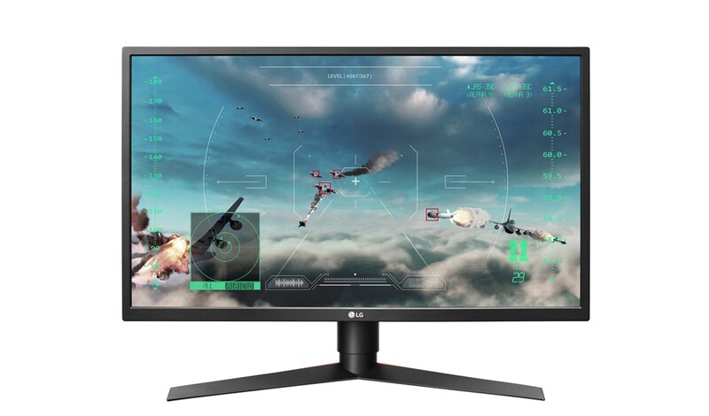 LG 27" Class Full HD Gaming Monitor with G-Sync® Compatible, 27GK750F-B