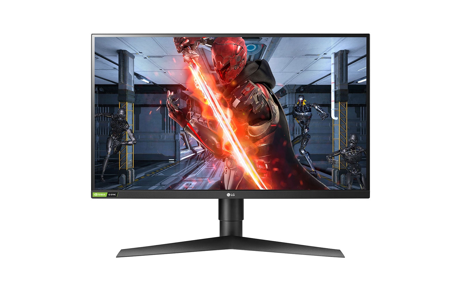 Front view of 27&#34; Class UltraGear™ QHD IPS Gaming Monitor with G-Sync® Compatible 27GL83A-B
