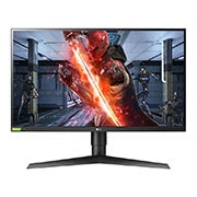 LG 27" UltraGear™ Nano IPS 1ms Gaming Monitor with G-Sync® Compatible, 27GL850-B