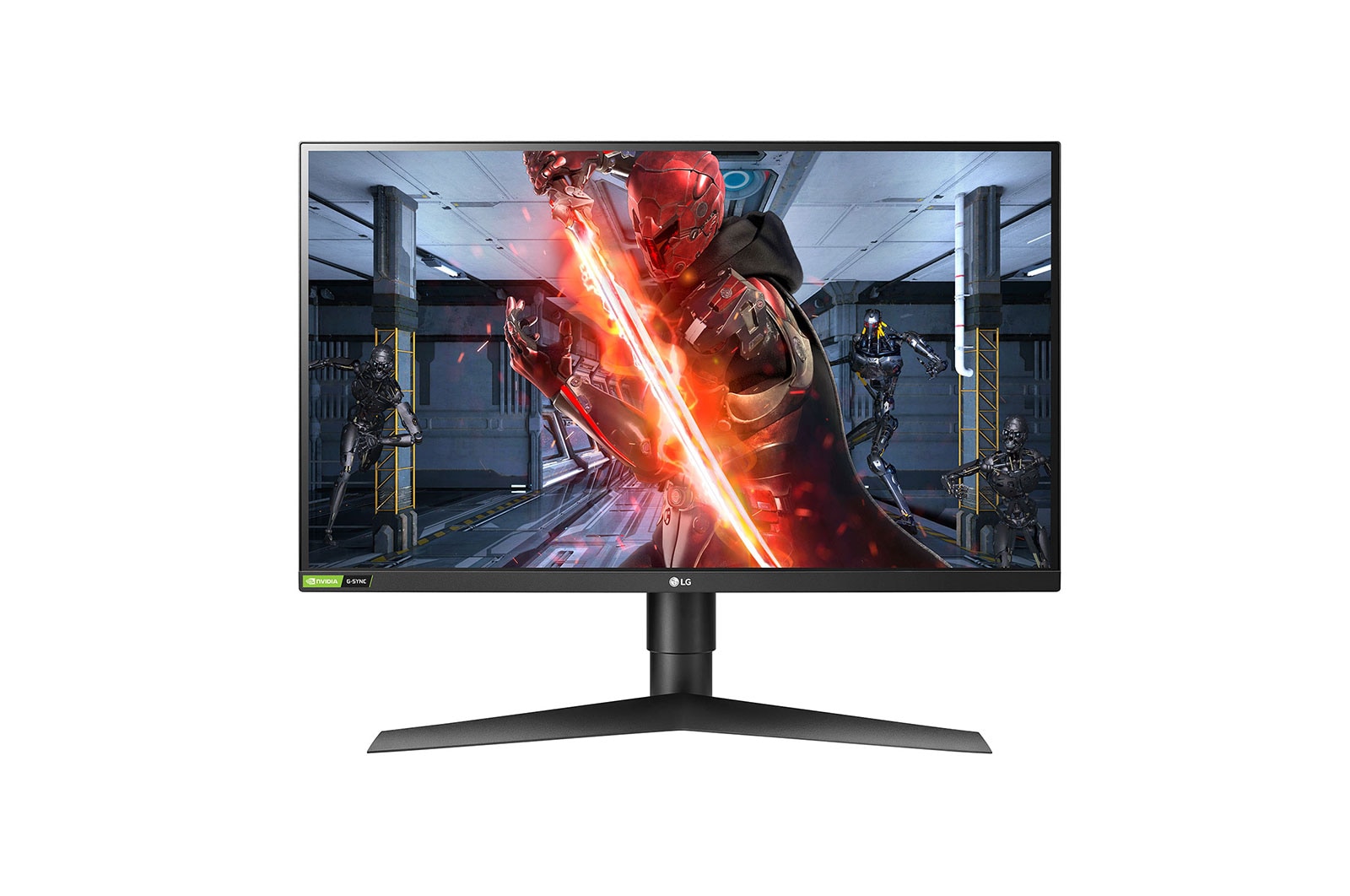 LG 27" UltraGear™ Nano IPS 1ms Gaming Monitor with G-Sync® Compatible, 27GL850-B