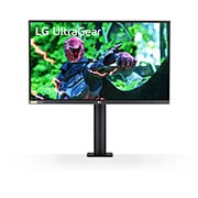 LG 27" UltraGear™ Nano IPS 1ms (GtG) Ergo Gaming Monitor, 27GN880-B