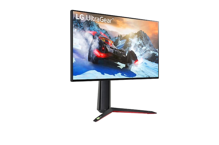 LG 27" UHD 4K UltraGear™ Nano IPS 1ms (GtG) Gaming Monitor supporting 4K & 120Hz from HDMI 2.1, 27GP95R-B