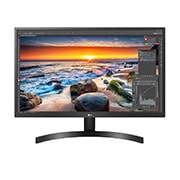 Front view of 27” UHD IPS HDR10 Monitor with AMD FreeSync™ 27UK500-B