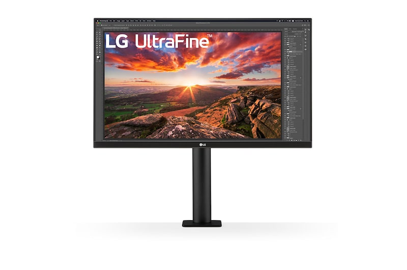 LG 27" UHD 4K Ergo IPS Monitor with USB Type-C™, 27UN880-B