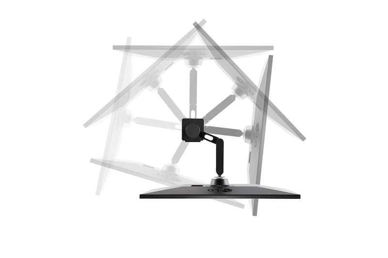 LG 27" UHD 4K Ergo IPS Monitor with USB Type-C™, 27UN880-B