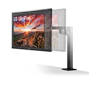 LG 27" UHD 4K Ergo IPS Monitor with USB Type-C™, 27UN880-B