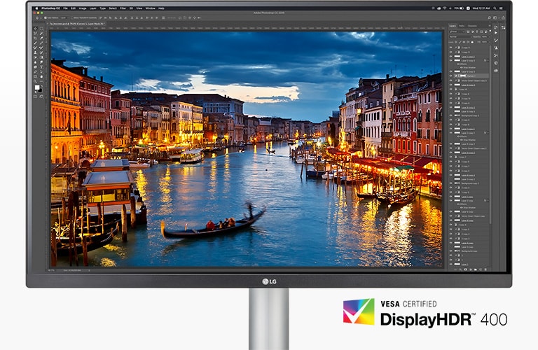 The monitor with VESA DisplayHDR™ 400 enabling dramatic visual immersion