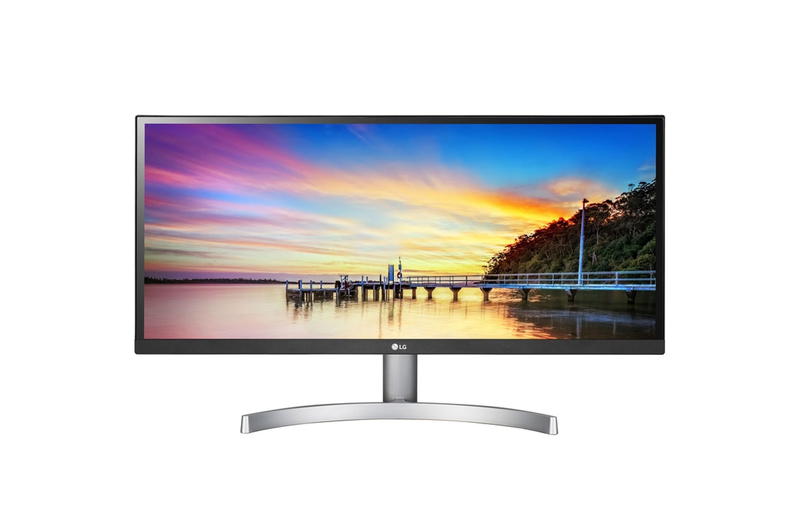 Front view of 29&#34; Class 21:9 UltraWide® Full HD IPS LED Monitor with HDR 10 (29&#34; Diagonal) 29WK600-W