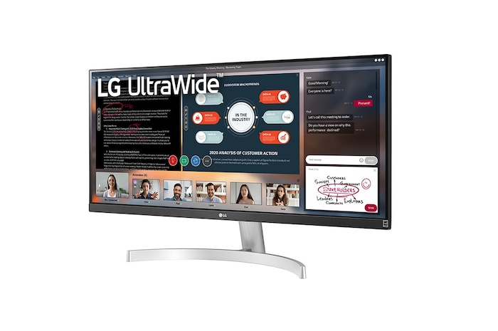LG 29" UltraWide™ Full HD (2560x1080) HDR IPS Monitor, 29WN600-W
