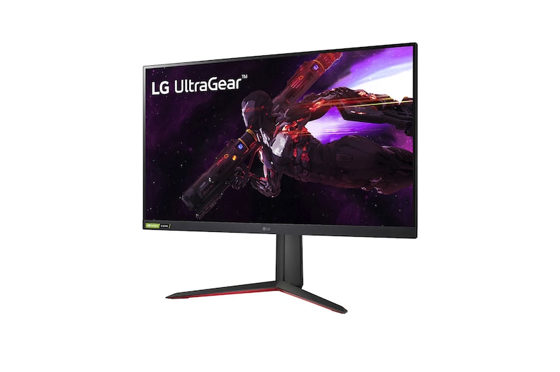 LG 31.5” UltraGear™ Nano IPS 1ms Gaming Monitor with NVIDIA® G-SYNC® Compatible, 32GP83B-B