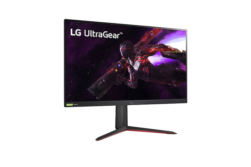 LG 31.5” UltraGear™ Nano IPS 1ms Gaming Monitor with NVIDIA® G-SYNC® Compatible, 32GP83B-B