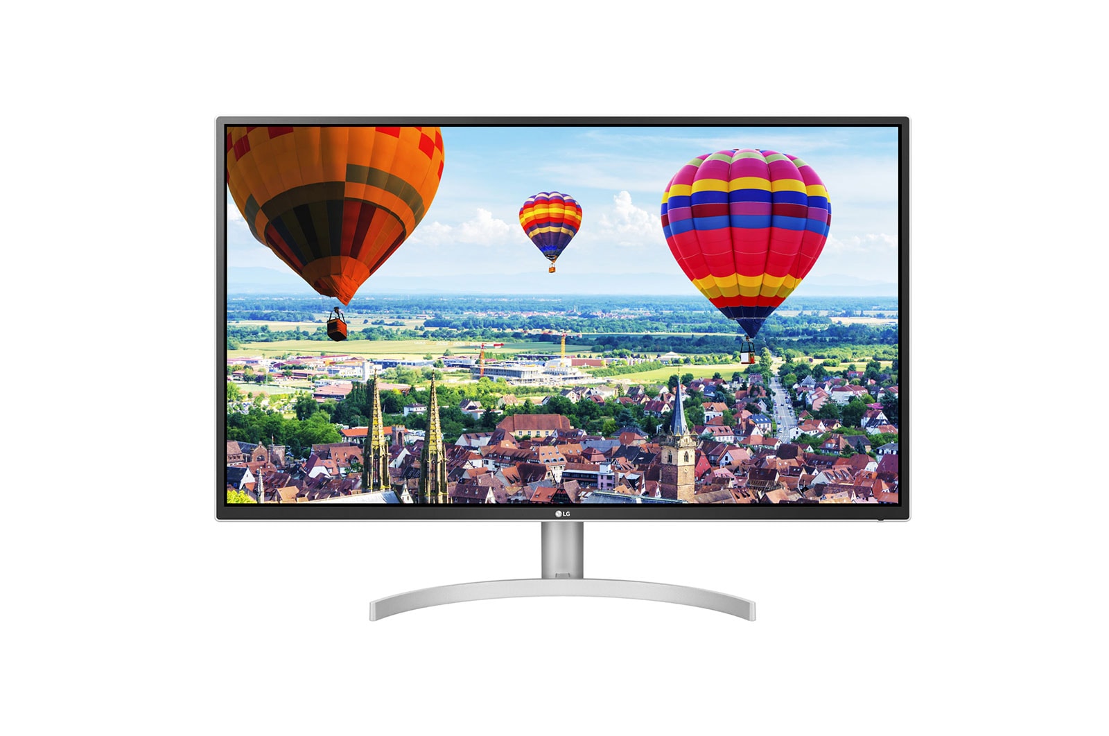 Front view of LG 32QK500-C 32 Inch QHD LED IPS Monitor with Radeon FreeSync™ 32QK500-C