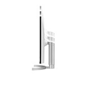 Right side view of UHD monitor with model name 34un650 - height adjustable