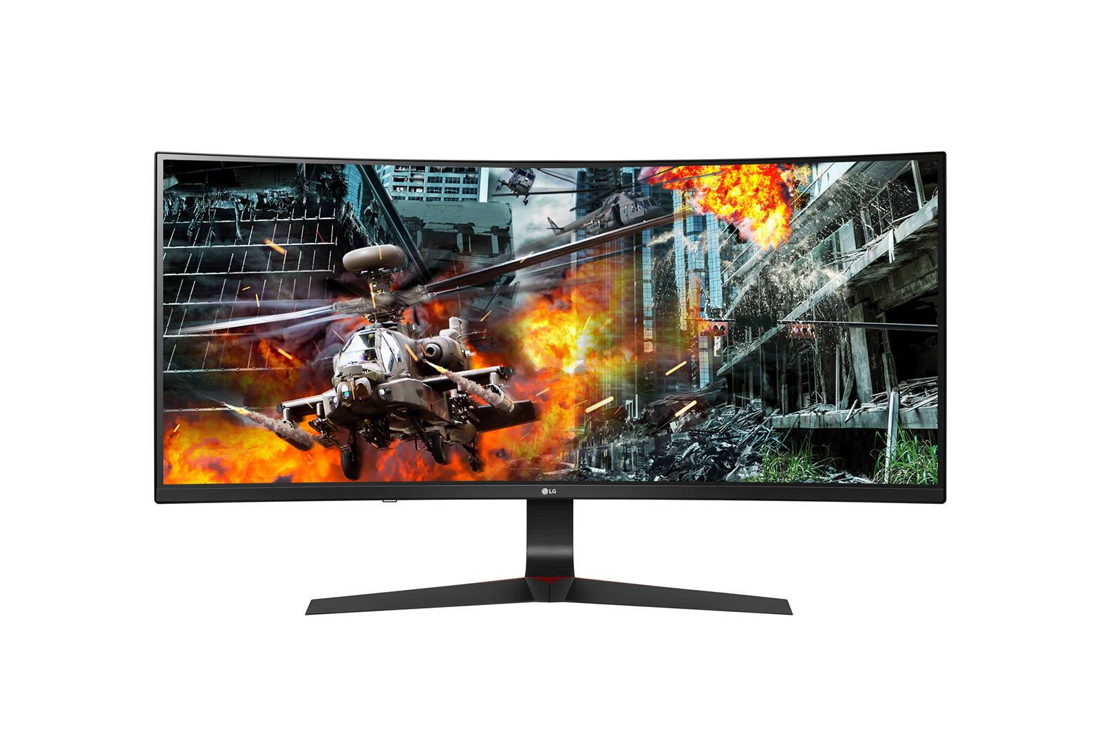 Front view of 34” 21:9 Gaming Monitor with G-Sync<sup>®</sup> Compatible 34GL750-B