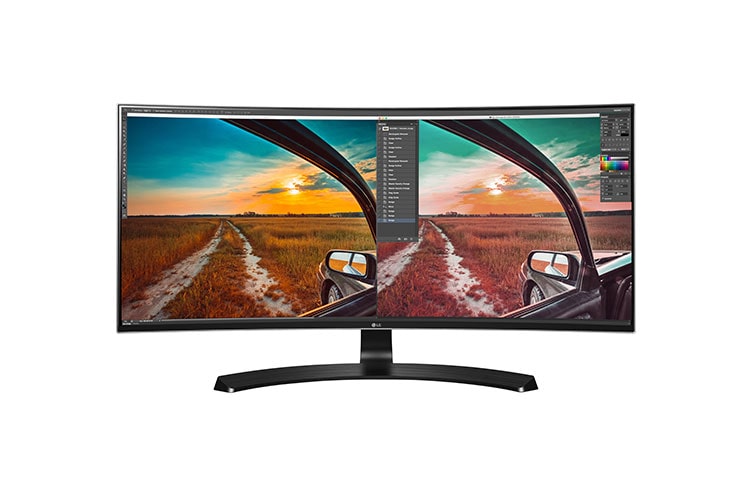 Front view of Ultimate Gaming Experience 21:9 Curved UltraWide™ QHD IPS Monitor 34UC88-B