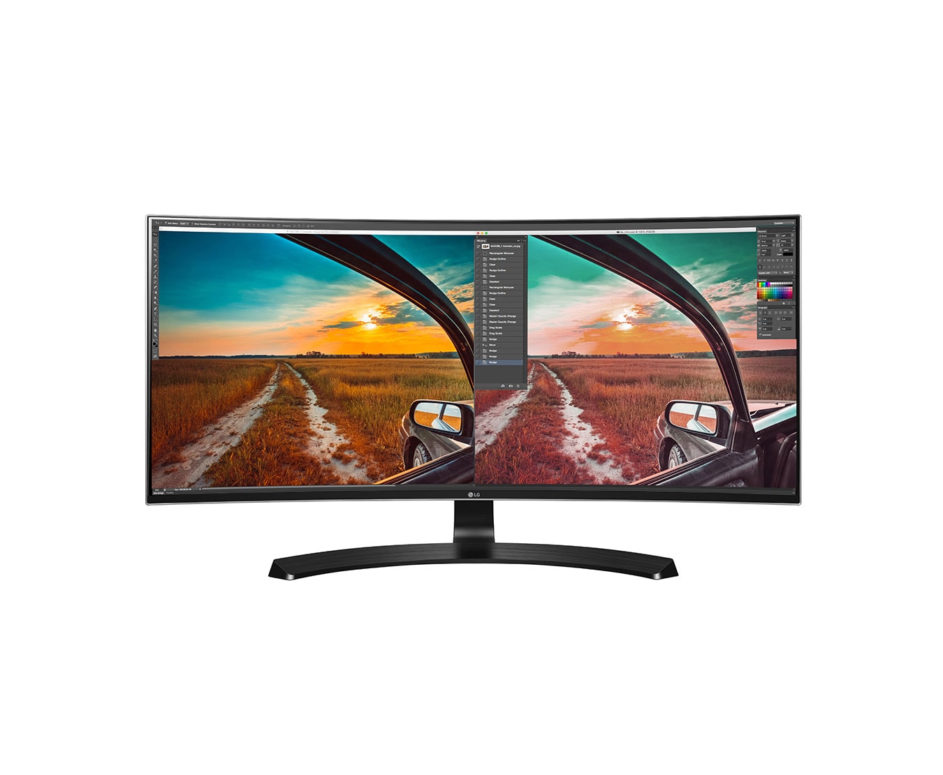 Front view of Ultimate Gaming Experience 21:9 Curved UltraWide™ QHD IPS Monitor 34UC88-B