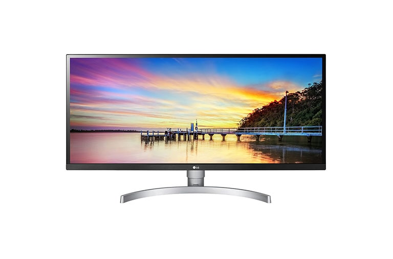 Front view of 34&#34; Class 21:9 UltraWide® Full HD IPS LED Monitor with HDR 10 (34&#34; Diagonal) 34WK650-W