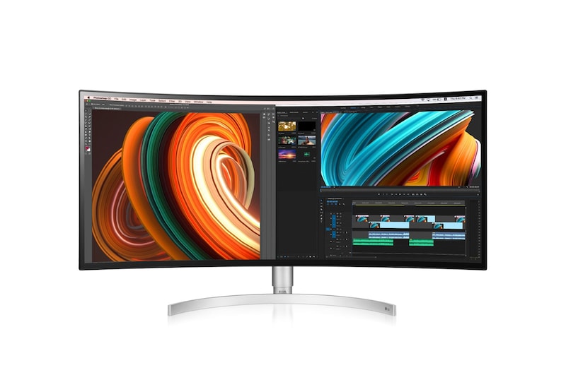 LG 34" UltraWide™ QHD Curved Nano IPS Monitor, 34WK95C-W