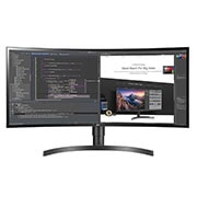 Front view of 34&#34; Curved UltraWide™ QHD (3440 x 1440) IPS Monitor 34WN80C-B