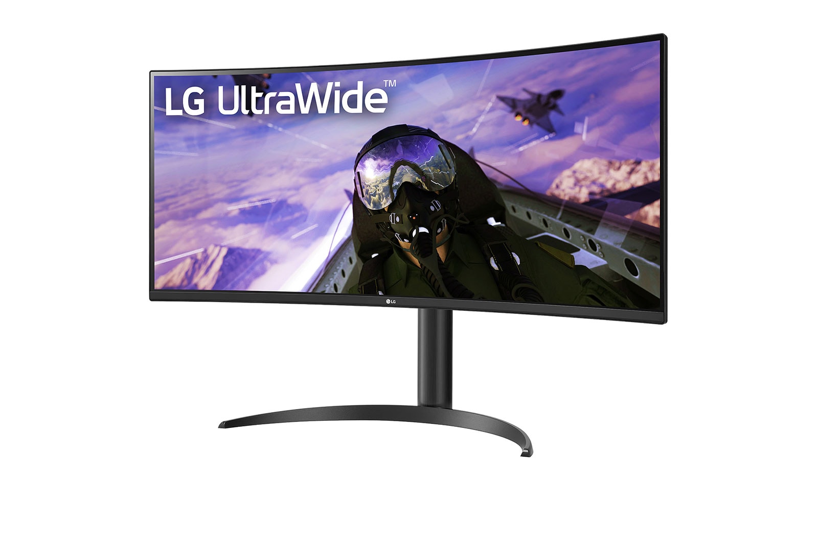 LG 34" 21:9 Curved UltraWide™ QHD (3440 x 1440) Monitor, 34WP65C-B