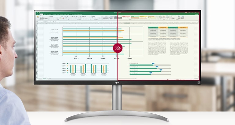Reader Mode adjusts colour temperature and luminance that helps to lessen eye fatigue and provide eye comfort while reading documents on a monitor.